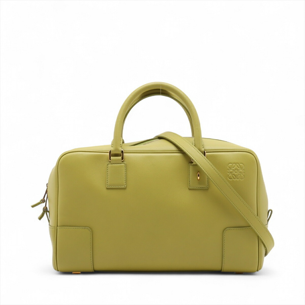 Loewe Amazona Leather Handbag Green